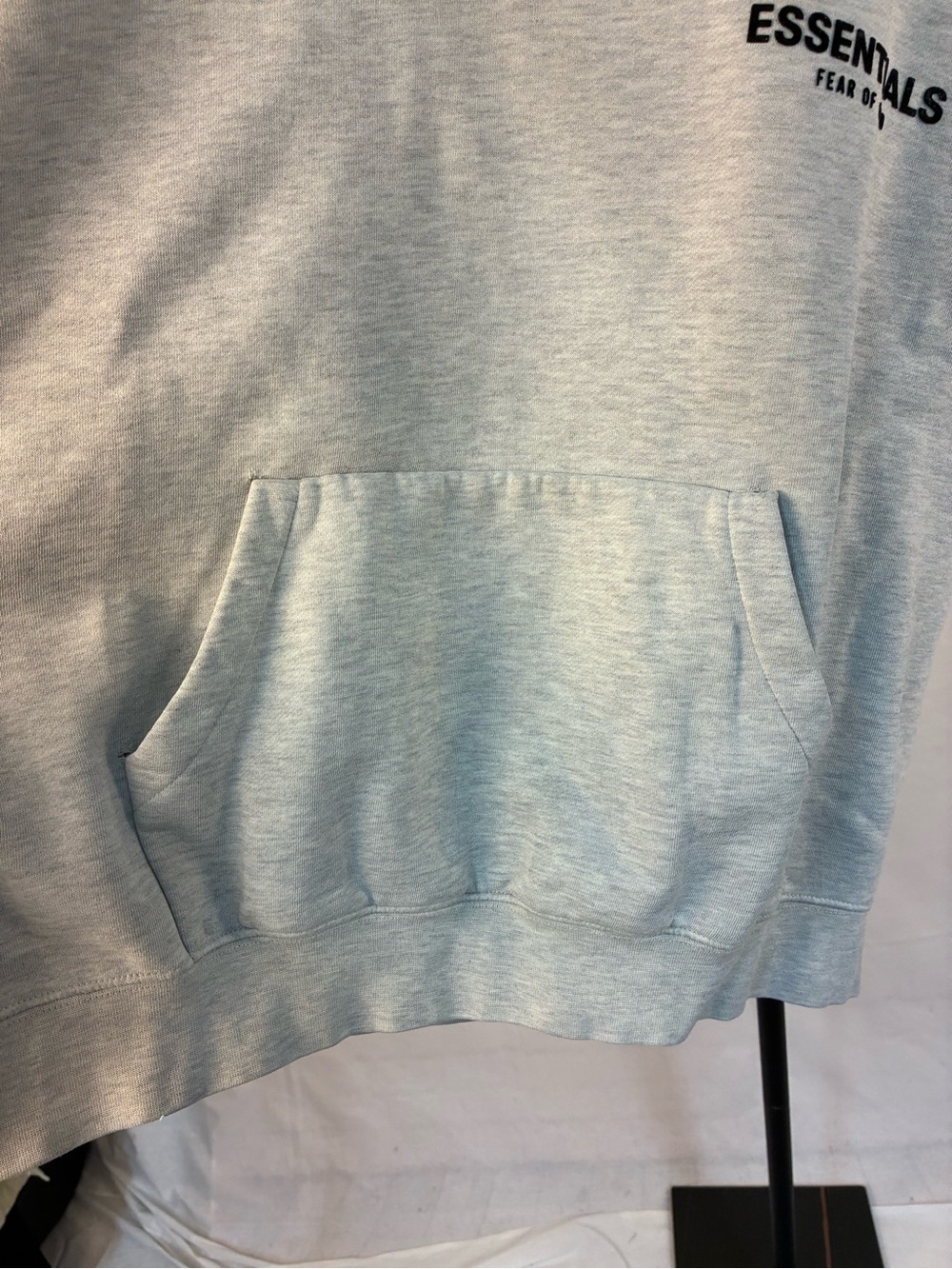 Essentials Fear of God Heather Gray Hoodie Pullover M - Picture 3 of 8